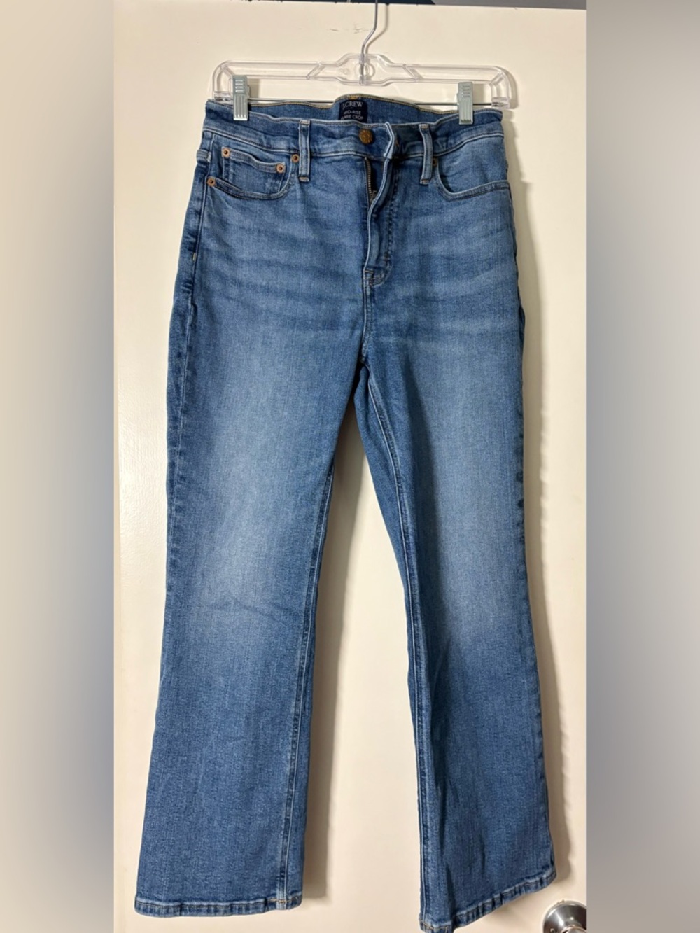 J. Crew Straight-Leg Mid Blue Women’s Jeans